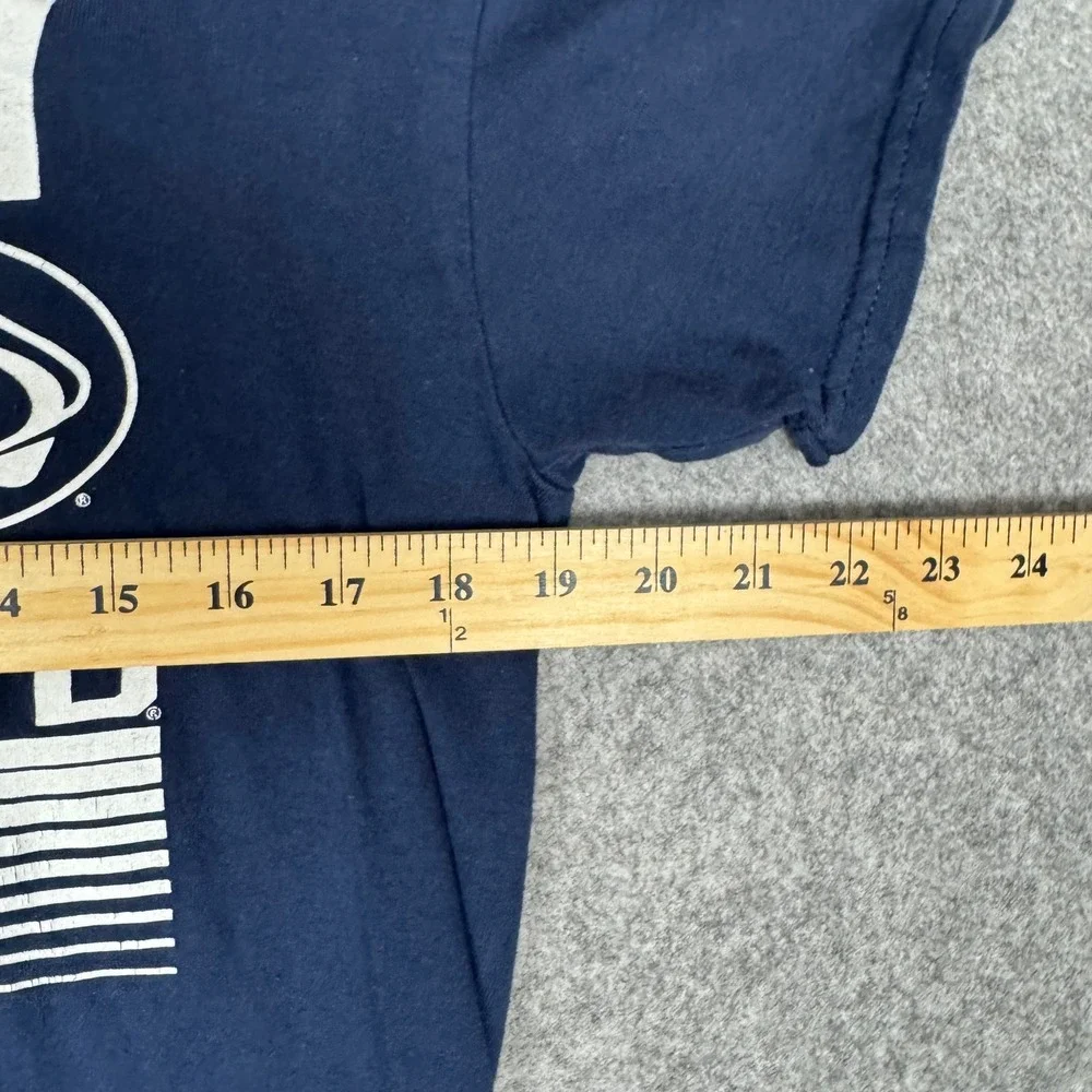 Penn State Nittany Lions Unrivaled T-Shirt Mens Navy Blue Graphic Tee PSU